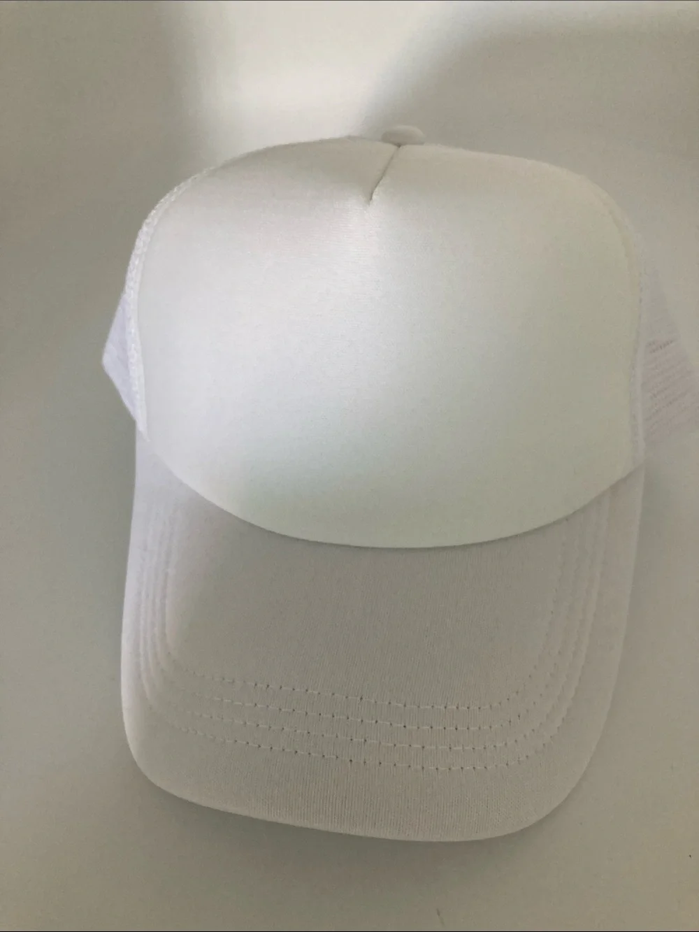 Classic White Mesh Trucker Hat